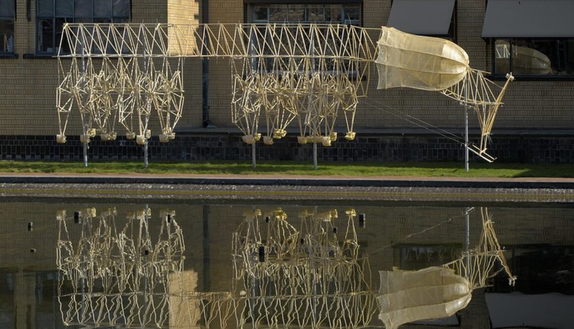 Strandbeests by Theo Jansen, Kunstmuseum, The Hague, The Netherlands