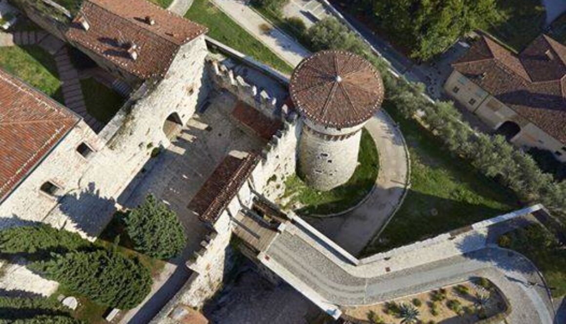 castello di Brescia dall'alto