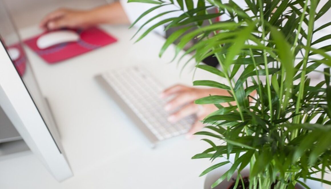 scrivania con agenda e addett*