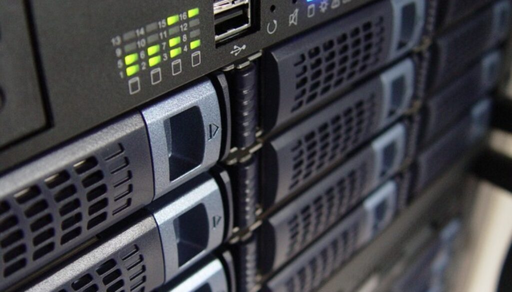 particolare di un server