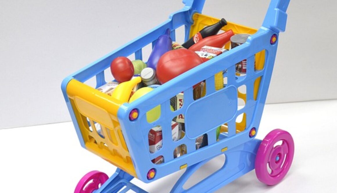 carrello della spesa giocattolo