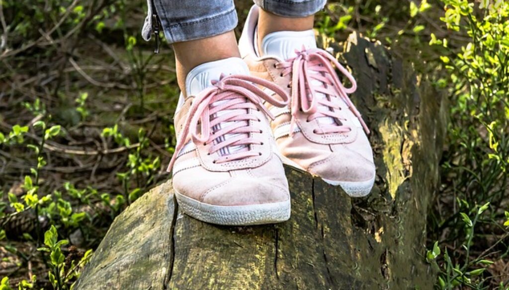 scarpe sneakers rosa