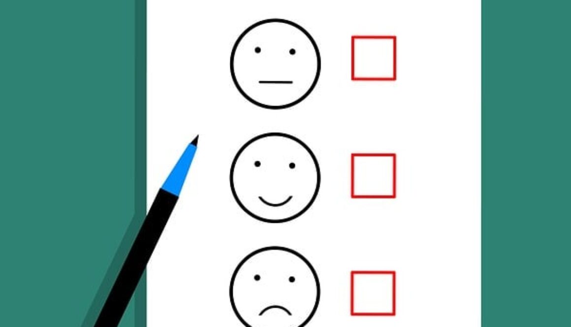 grafica con sondaggio faccine