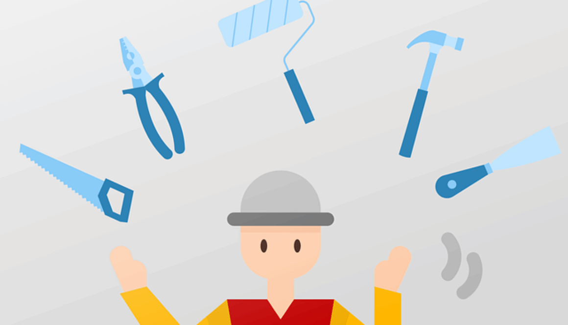 disegno con tuttofare manutentore