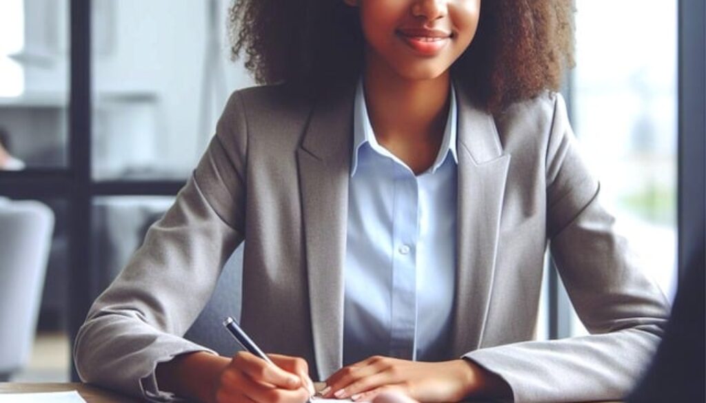 professionista che parla con un cliente