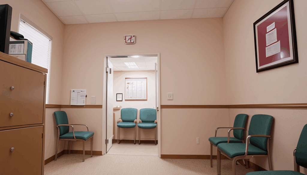 sala d'attesa di ambulatorio