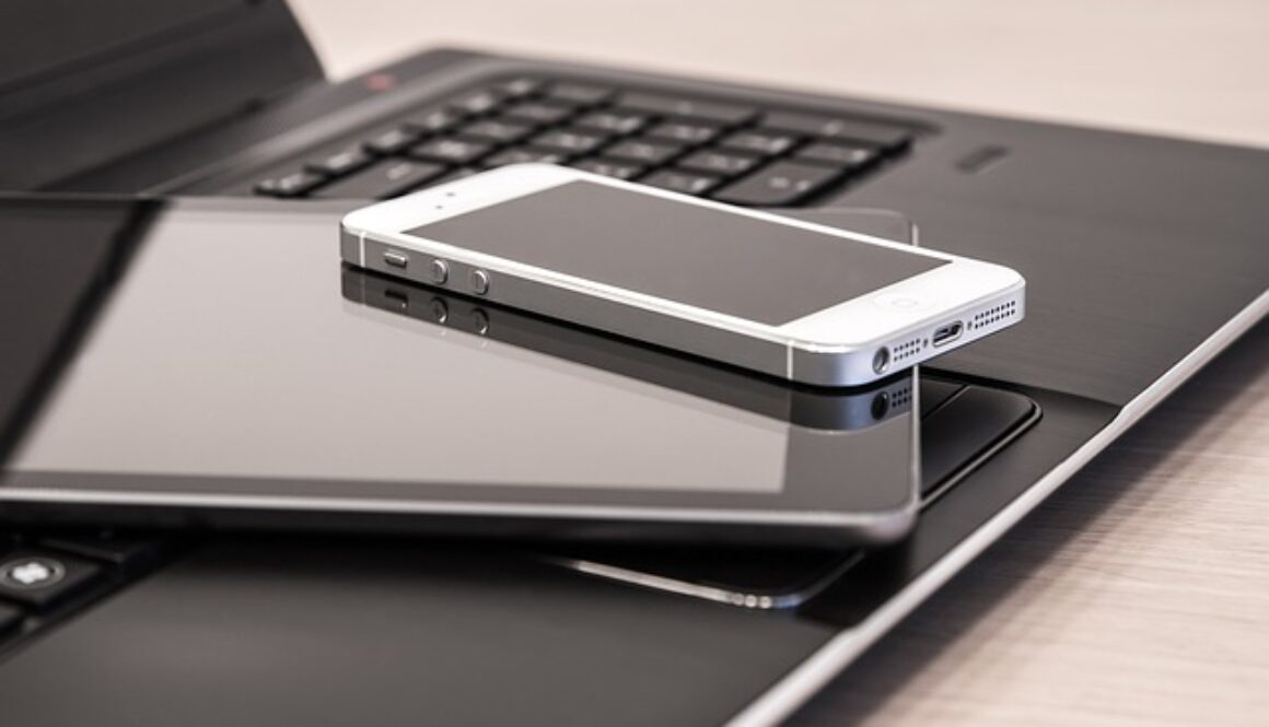 computer, tablet, smartphone