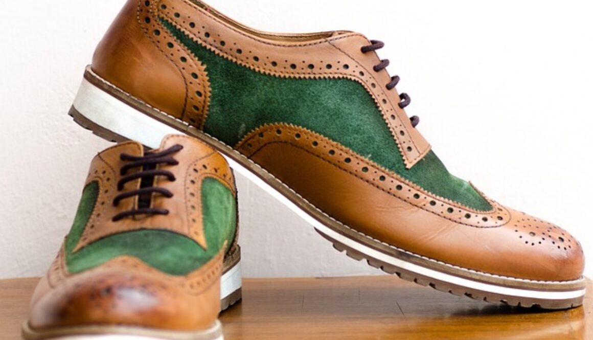 scarpe da uomo bicolori