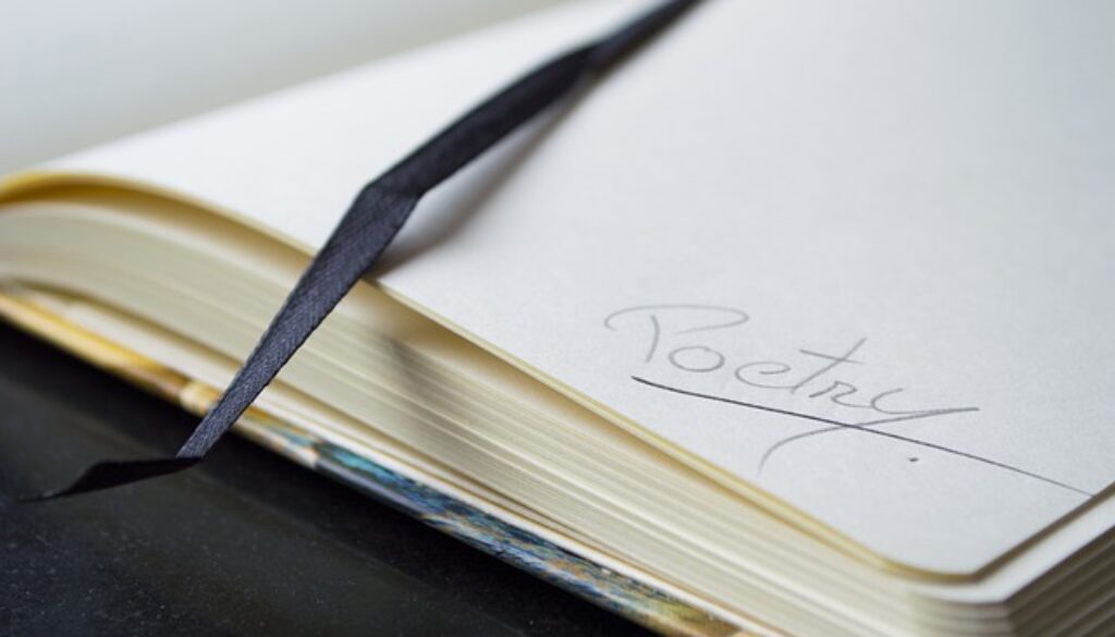 quaderno per scrivere poesie