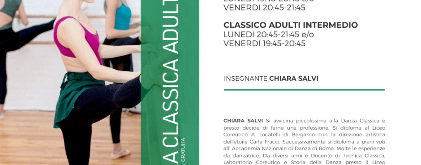 DANZA CLASSICA ADULTI