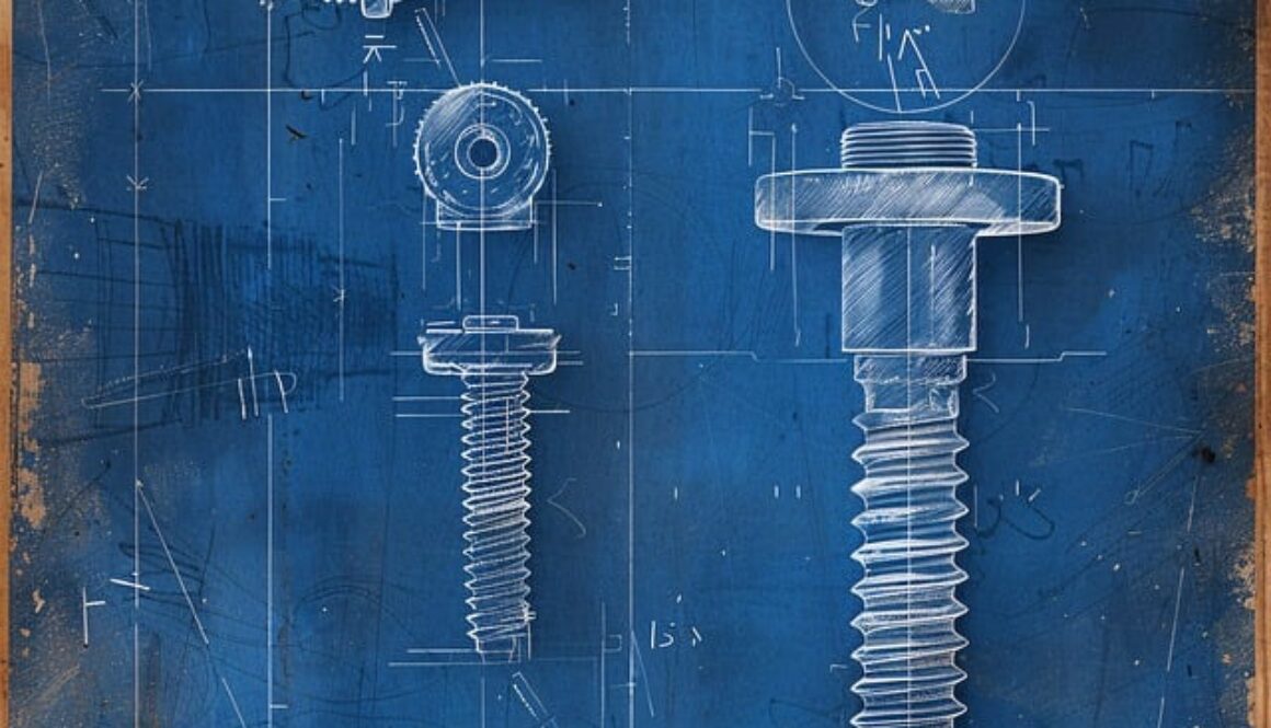 disegno tecnico che rappresenta viti. un corso gratuito sugli elementi del disegno tecnico