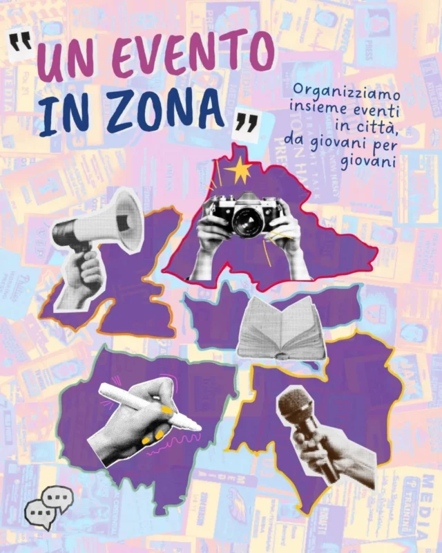 Un evento in zona: organizziamo insieme eventi in città, da giovani per giovani! 🫶🏽

📢 Stiamo cercando ragazzi e ragazze dai 14 ai 30 anni, che vogliono entrare a far parte di un nuovo team di giovani che organizzerà eventi dedicati ai giovani nei vari quartieri della città.

🫱🏼‍🫲🏽 Un progetto di co-progettazione e organizzazione realizzato insieme a professionisti del settore che formeranno il team su tutti gli step necessari per organizzare un evento.

Entra nel team!
⏰ Candidati entro venerdì 25 aprile compilando il form: bit.ly/team-eventi

Date, orari e luogo della formazione saranno concordati con i partecipanti.

Per maggiori info contattaci:
📩 info@sinapsicoop.it
📱3295993166